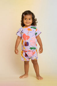 Gorman - Zoo Tropics Baby Shorts - lilac