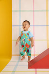 Gorman - Zoo Tropics Baby Overalls - green