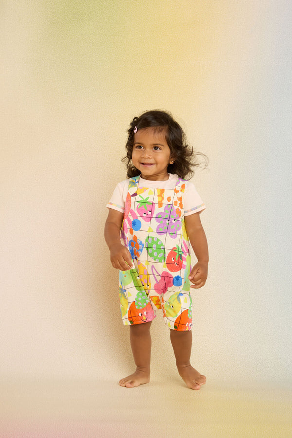 Gorman - Tutti Frutti Baby Overalls - multi