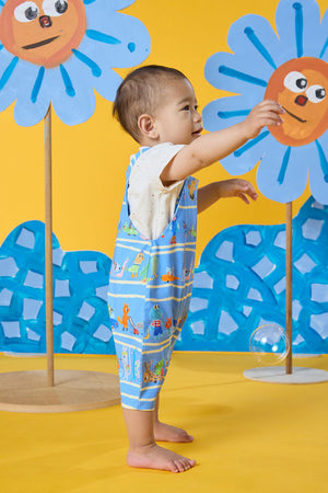 Gorman - Walking Mates Baby Overalls - blue
