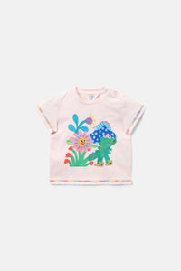 Gorman - Daisy Bug Baby T-Shirt - pink