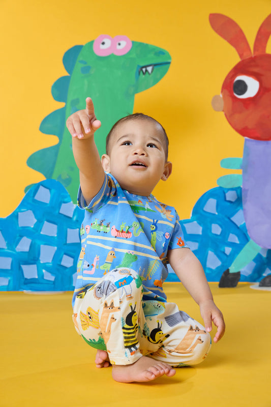 Gorman - Walking Mates Baby Tshirt - blue