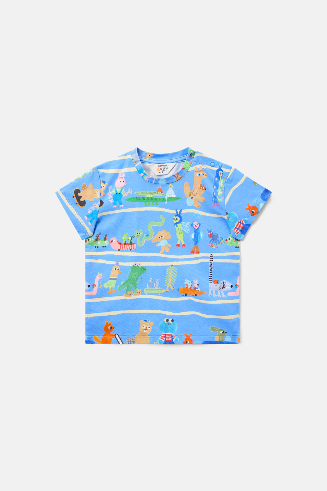 Gorman - Walking Mates Baby Tshirt - blue