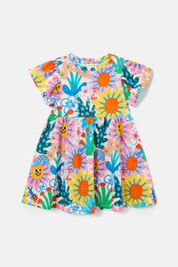 Gorman - Hyper Floral Kids Dress - multi