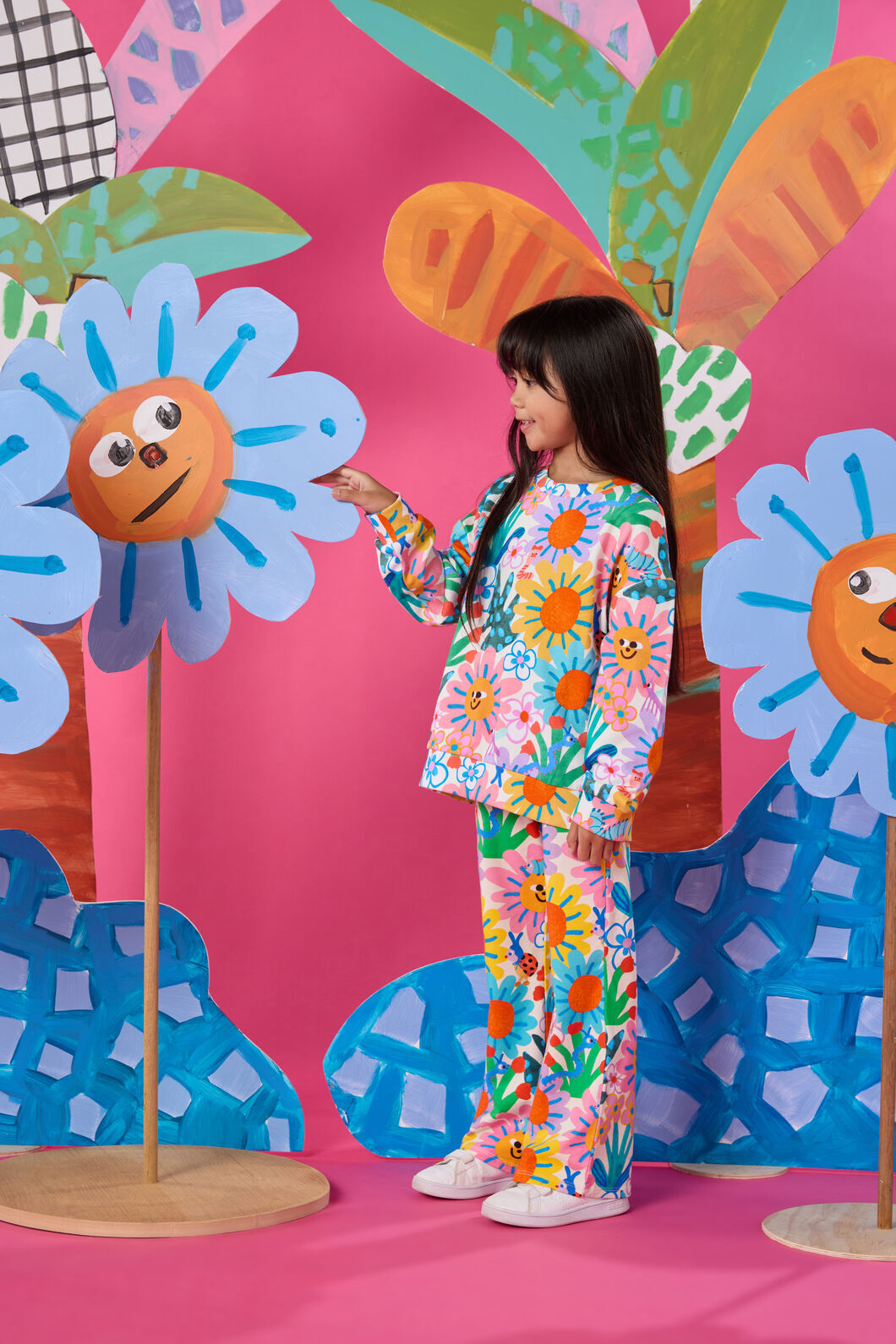 Gorman - Hyper Floral Kids Sweater - multi