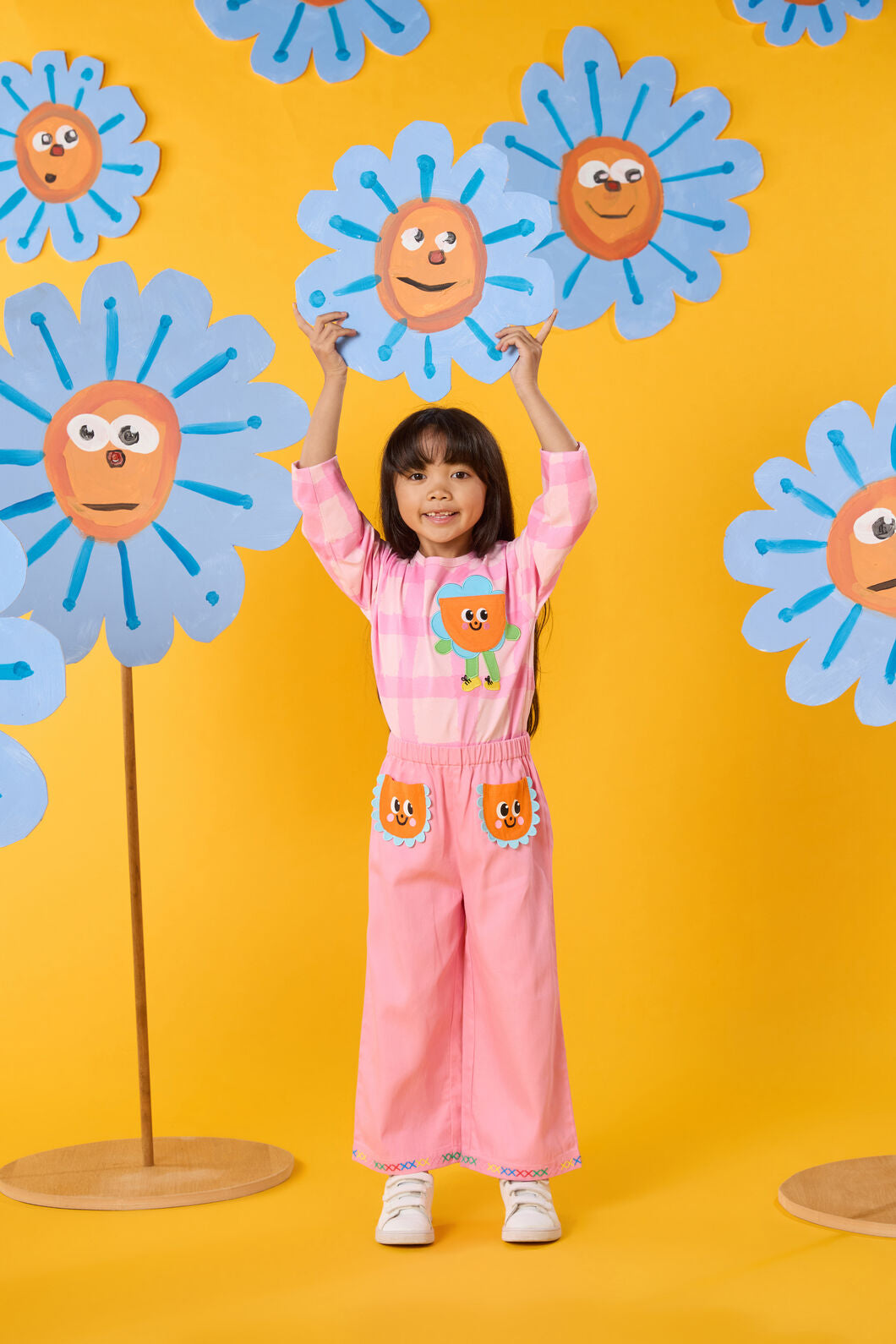 Gorman - Walking Daisy Kids Top - pink