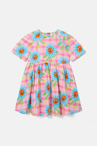 Gorman - Walking Daisy Kids Dress - pink
