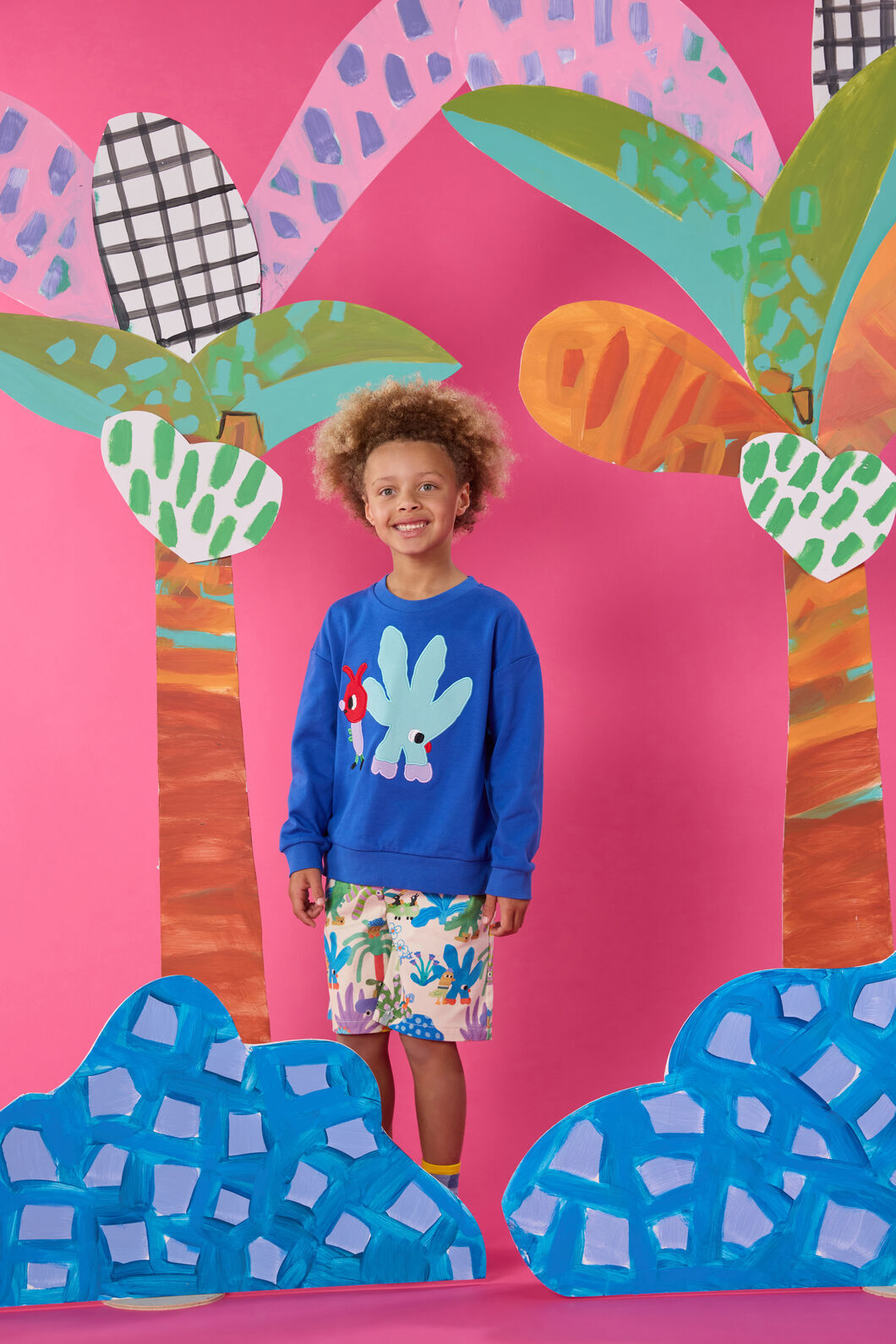 Gorman - Driver Kids Sweater - blue