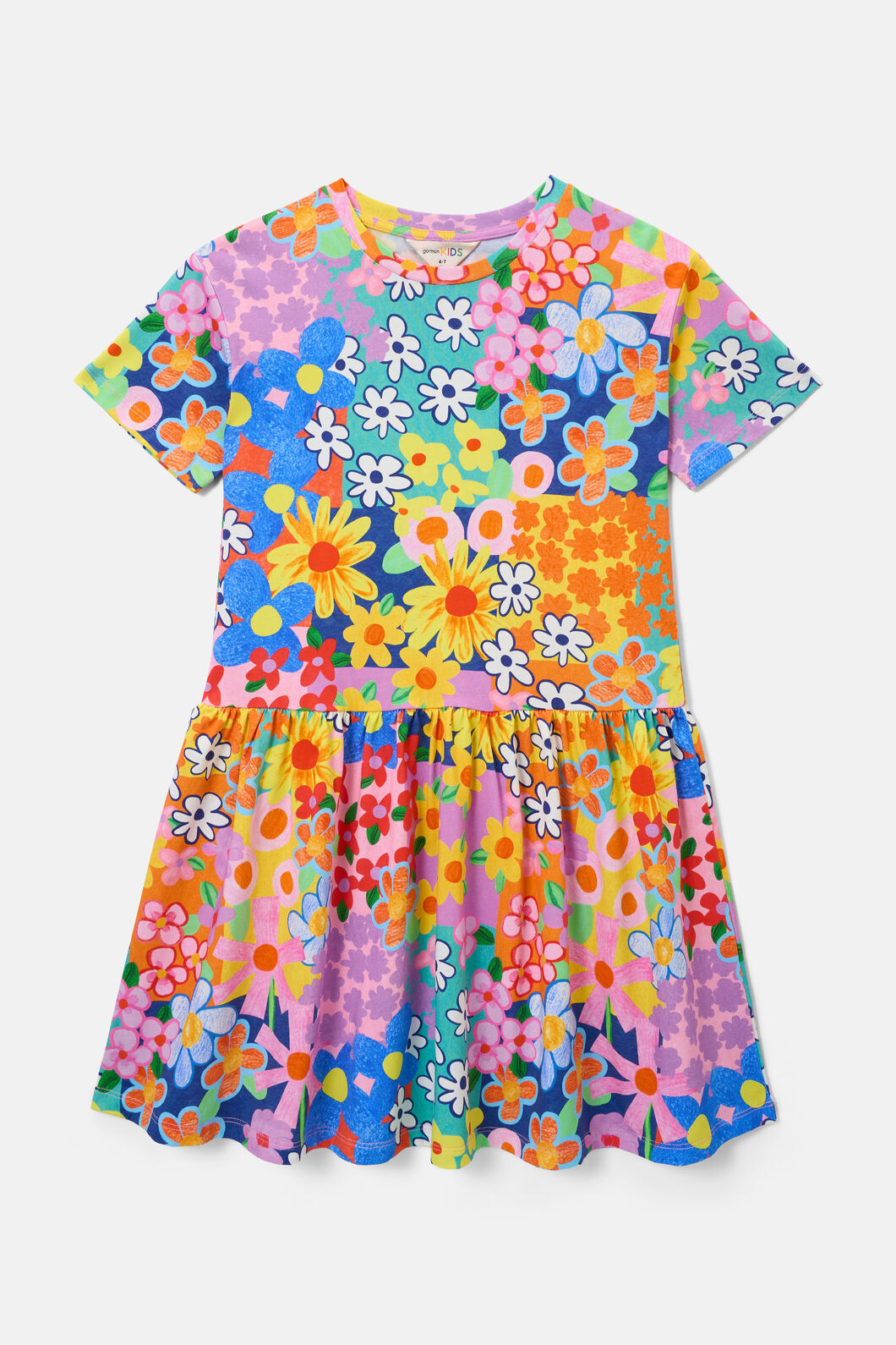 Gorman - Patchy Floral Kids Dress - multi