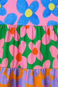 Gorman - Spliced Floral Kids Dress - multi
