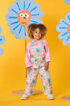 Gorman - Walking Daisy Kids Overalls - pink