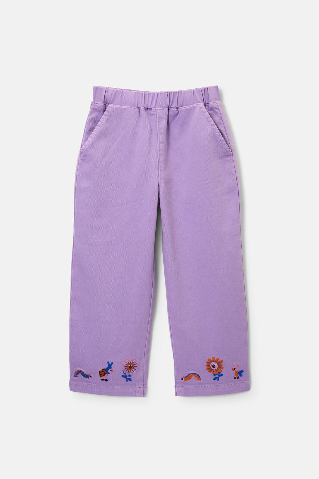 Gorman - Hyper Embroidery Kids Pant - lilac