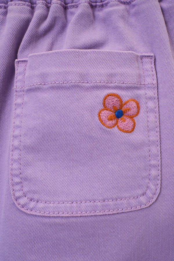 Gorman - Hyper Embroidery Kids Pant - lilac