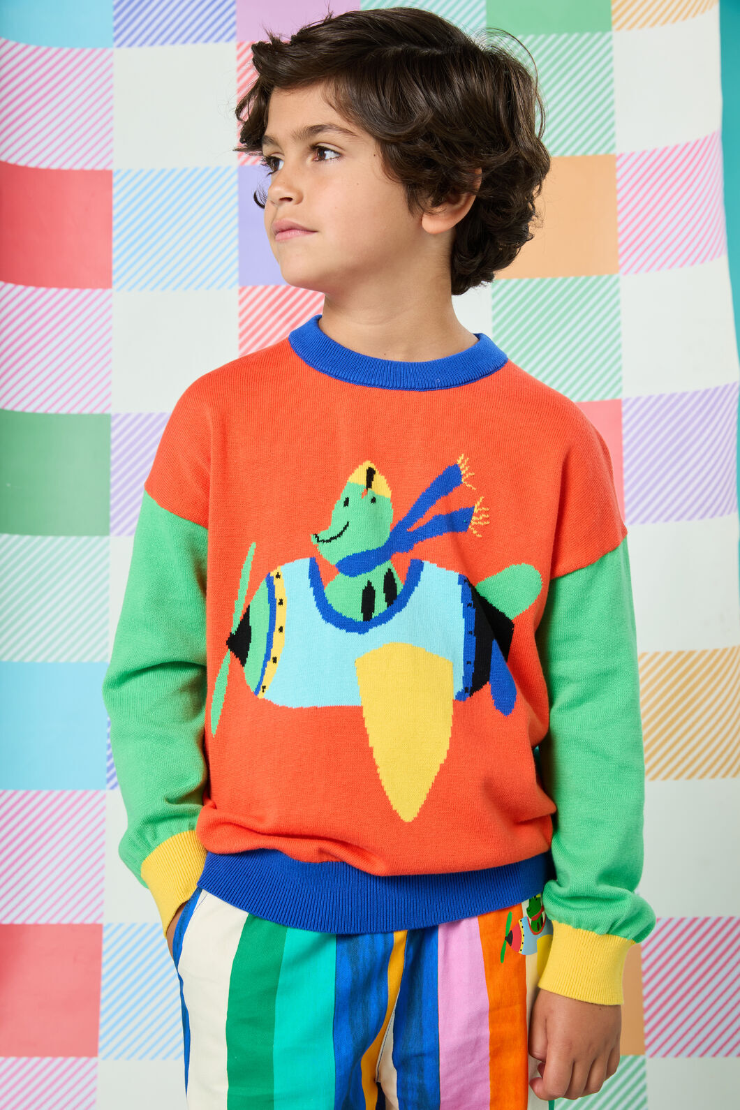 Gorman - Flying Frogs Kids Knit - multi