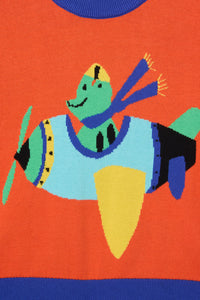 Gorman - Flying Frogs Kids Knit - multi