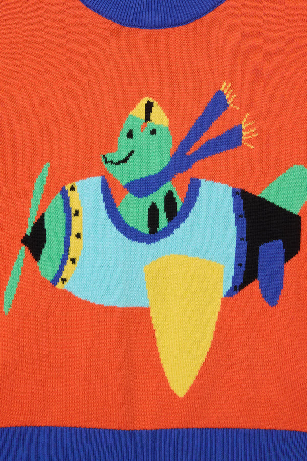 Gorman - Flying Frogs Kids Knit - multi