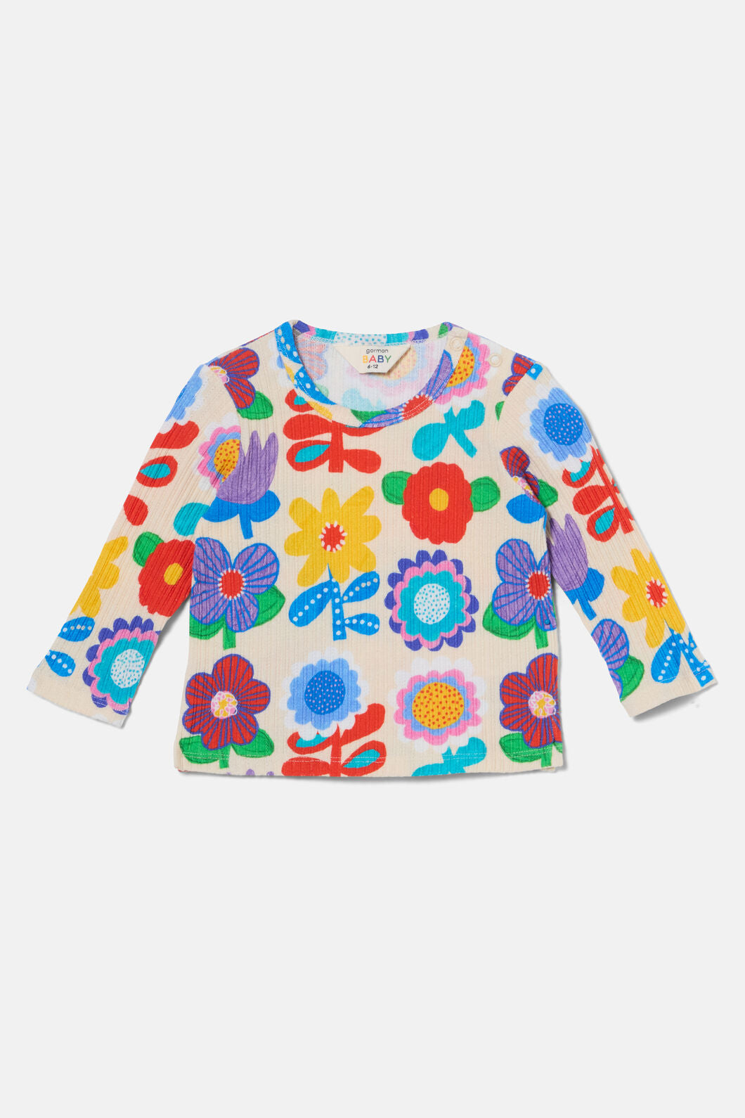 Gorman - Geo Floral Baby T-Shirt - cream