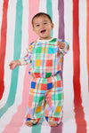 Gorman - Rainbow Check Baby Sweater - multi