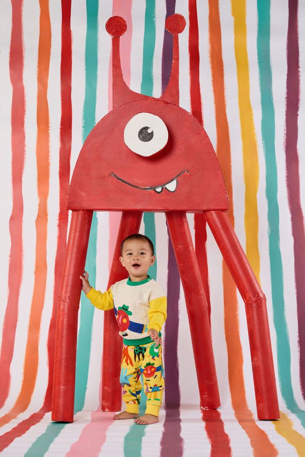 Gorman - Happy Monster Baby Sweater - multi