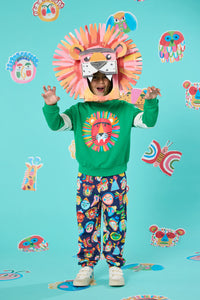 Gorman - Lion Kids Sweater - green