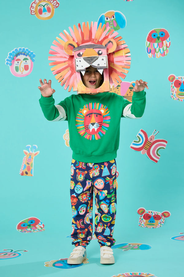 Gorman - Lion Kids Sweater - green
