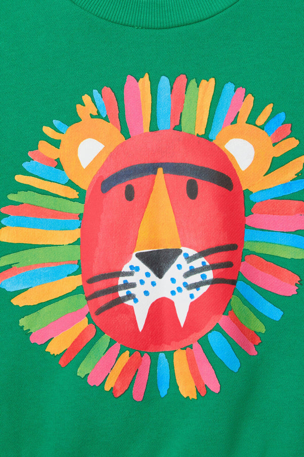 Gorman - Lion Kids Sweater - green