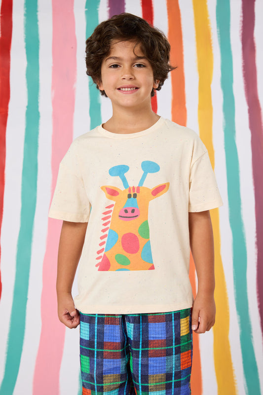 Gorman - Giraffe Kids T-Shirt - cream