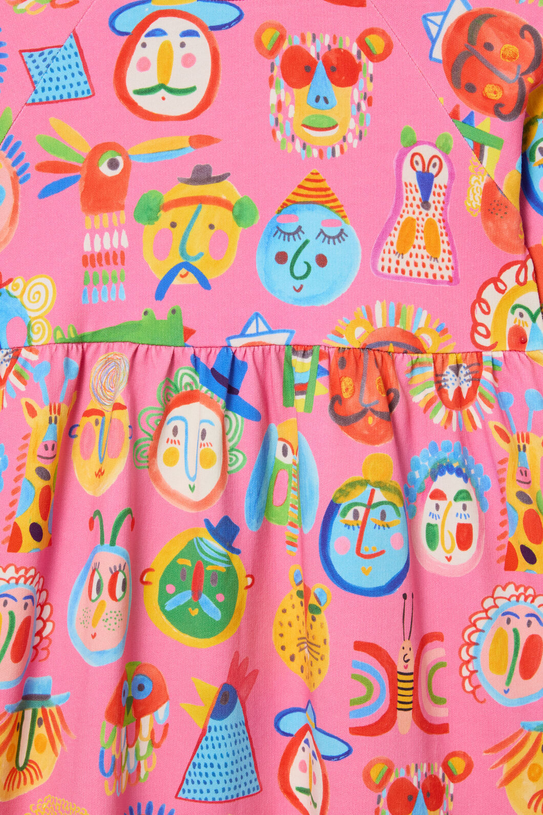 Gorman - Gallery Kids Raglan Dress - pink