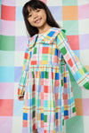 Gorman - Rainbow Check Kids Dress - multi