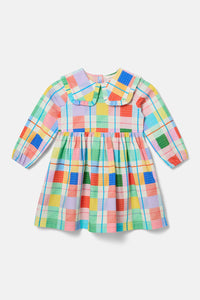 Gorman - Rainbow Check Kids Dress - multi