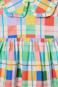 Gorman - Rainbow Check Kids Dress - multi