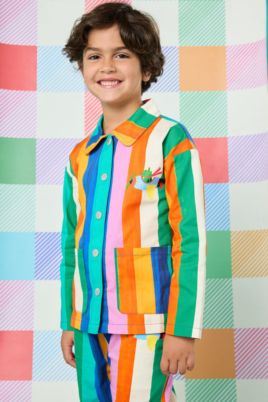 Gorman - Painted Stripe Kids Jacket - multi