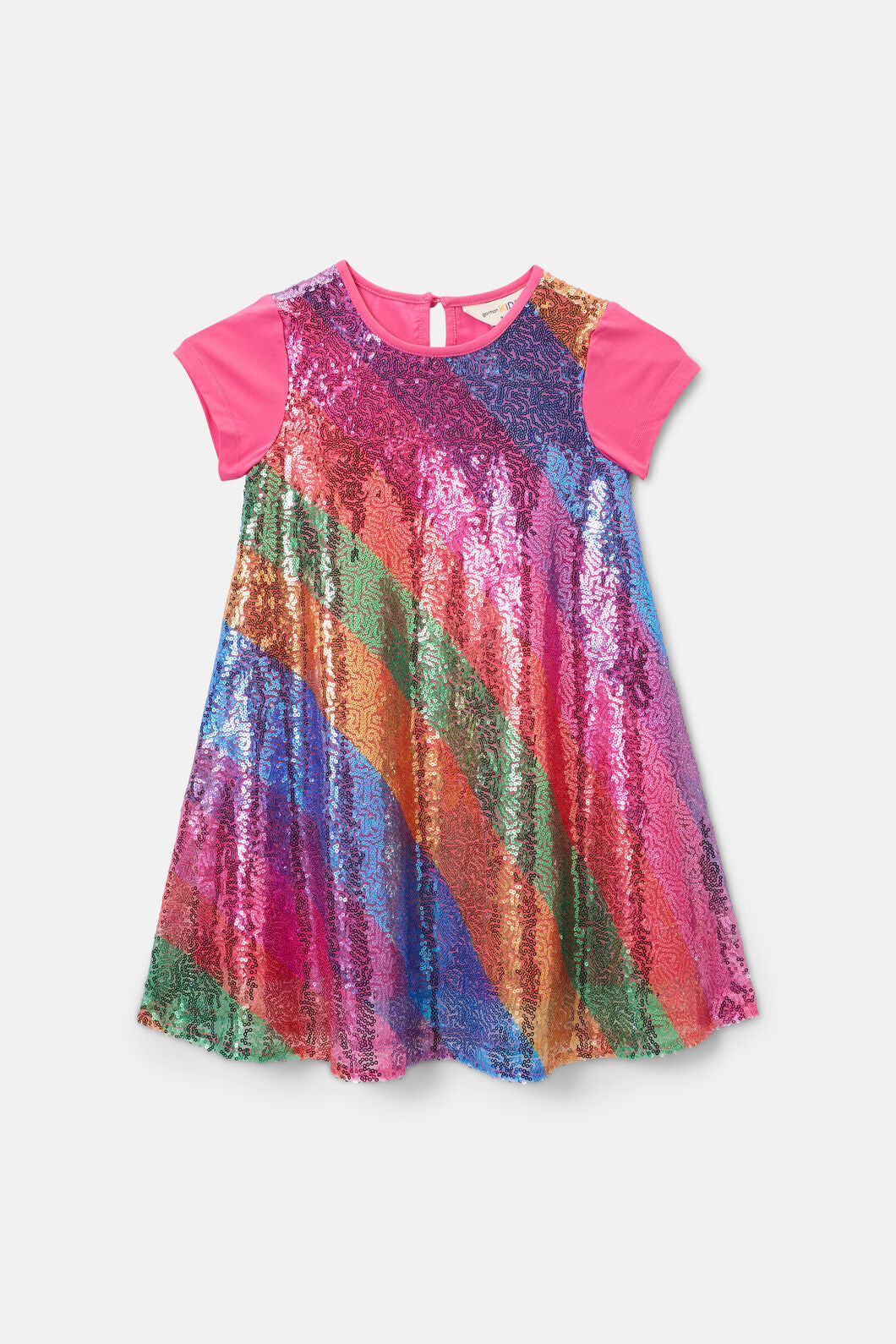 Gorman - Stripe Sequin Kids Dress - multi