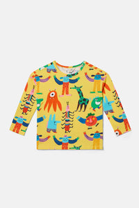 Gorman - Monster Play Kids T-Shirt - yellow
