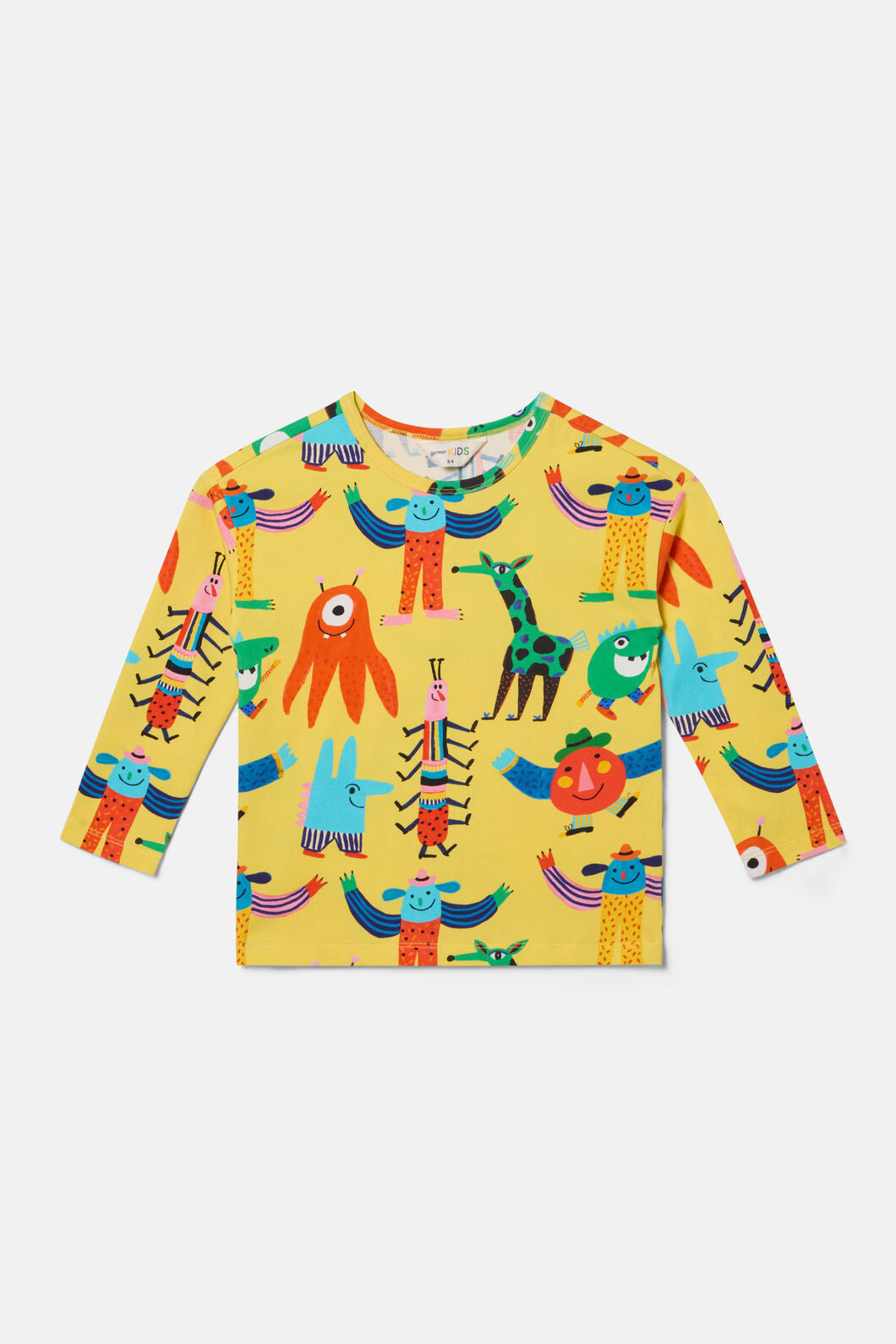 Gorman - Monster Play Kids T-Shirt - yellow