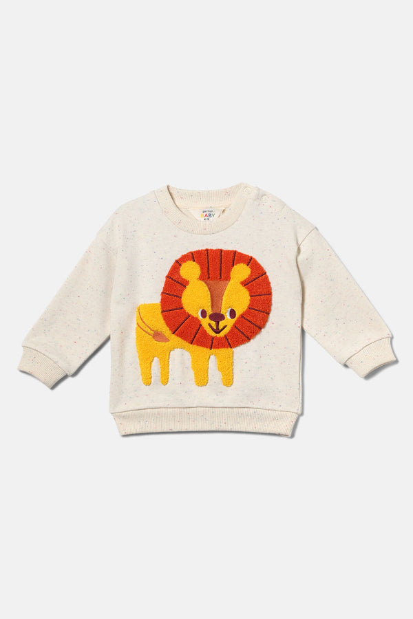 Gorman - Lion Baby Sweater - cream