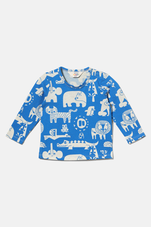 Gorman - Soft Animal Baby T-Shirt - blue