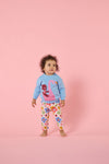Gorman - Flamingo Baby Sweater - blue
