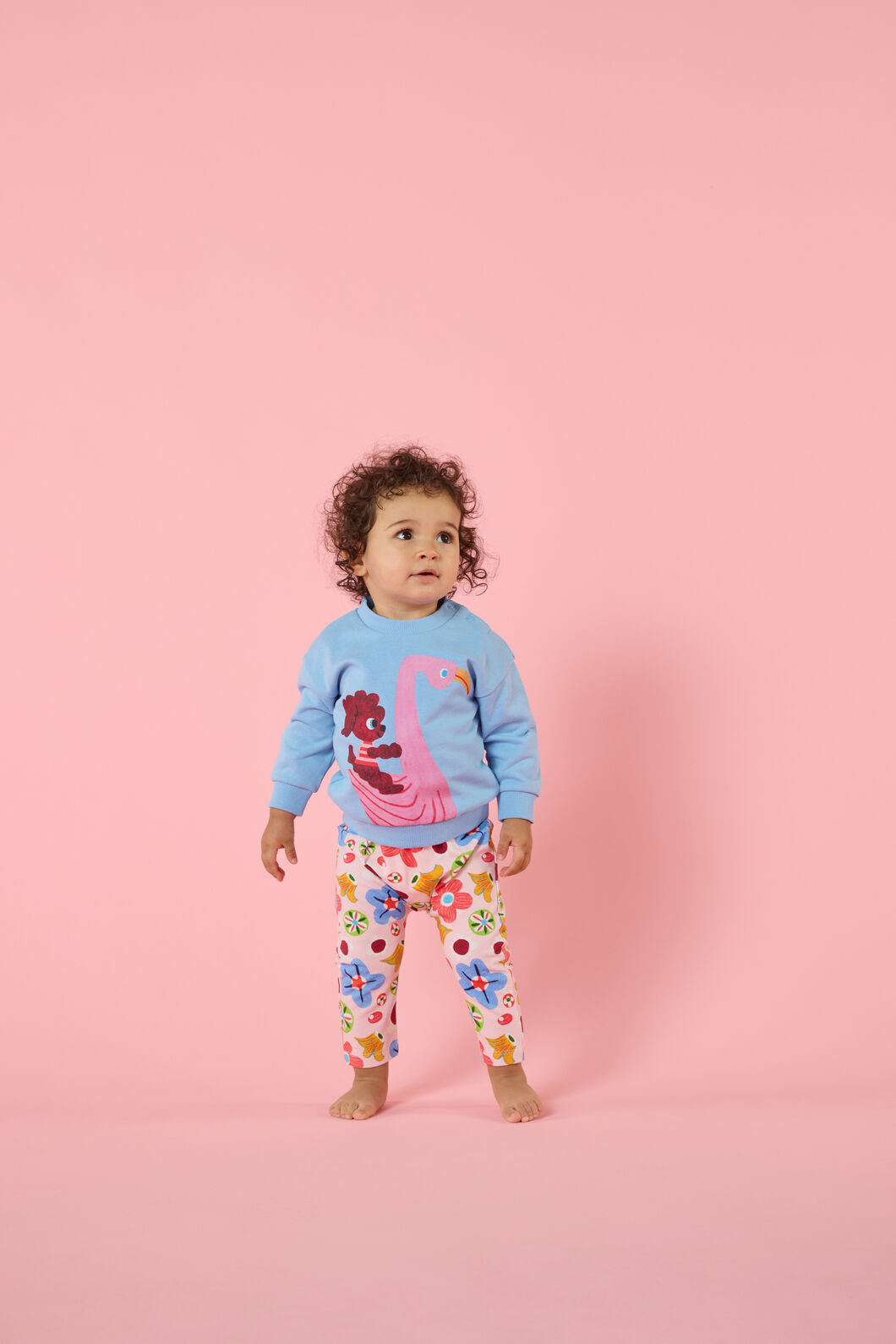 Gorman - Flamingo Baby Sweater - blue
