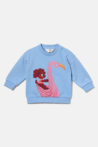 Gorman - Flamingo Baby Sweater - blue