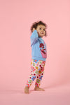 Gorman - Spotty Floral Baby Legging - pink