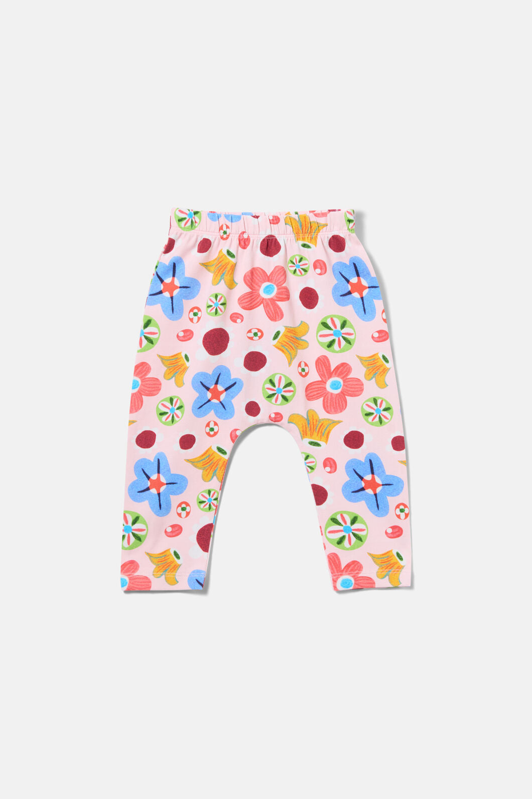Gorman - Spotty Floral Baby Legging - pink