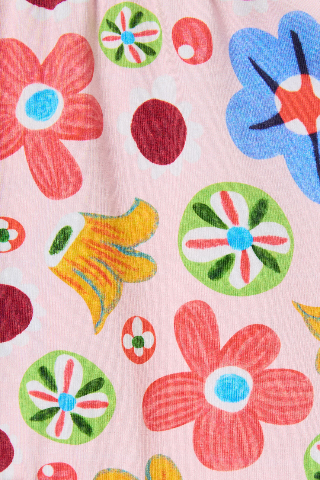 Gorman - Spotty Floral Baby Legging - pink