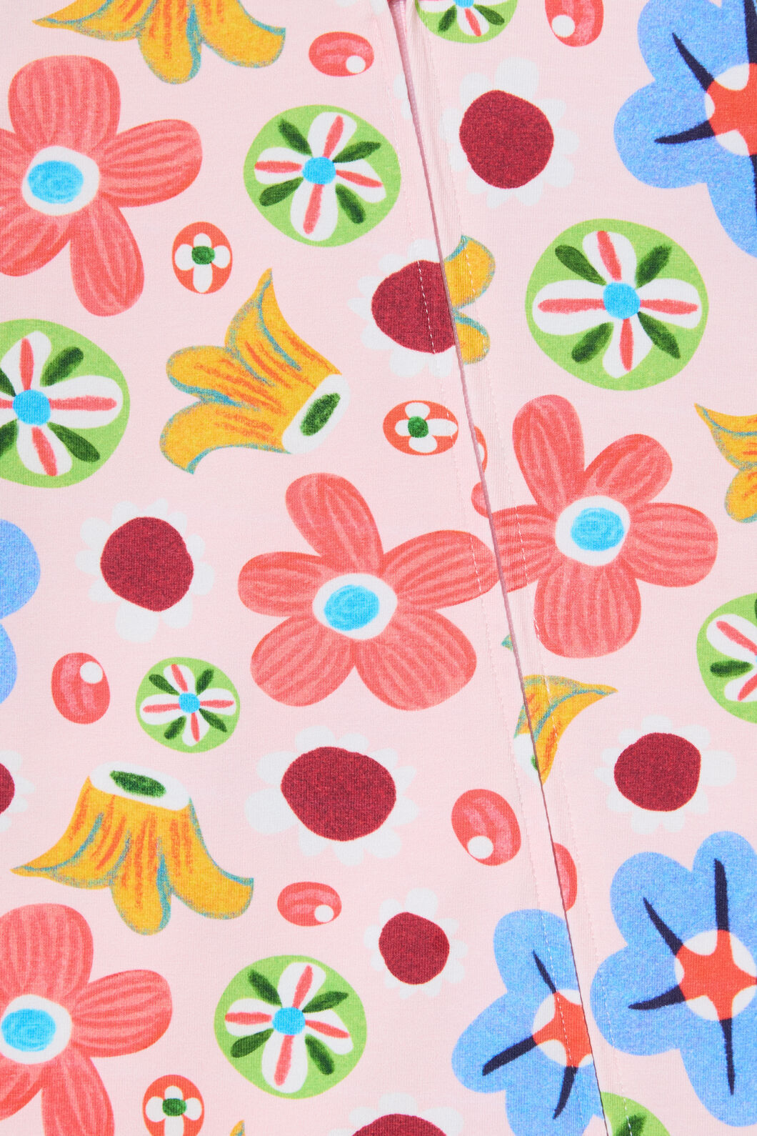 Gorman - Spotty Floral Baby Onesie - pink