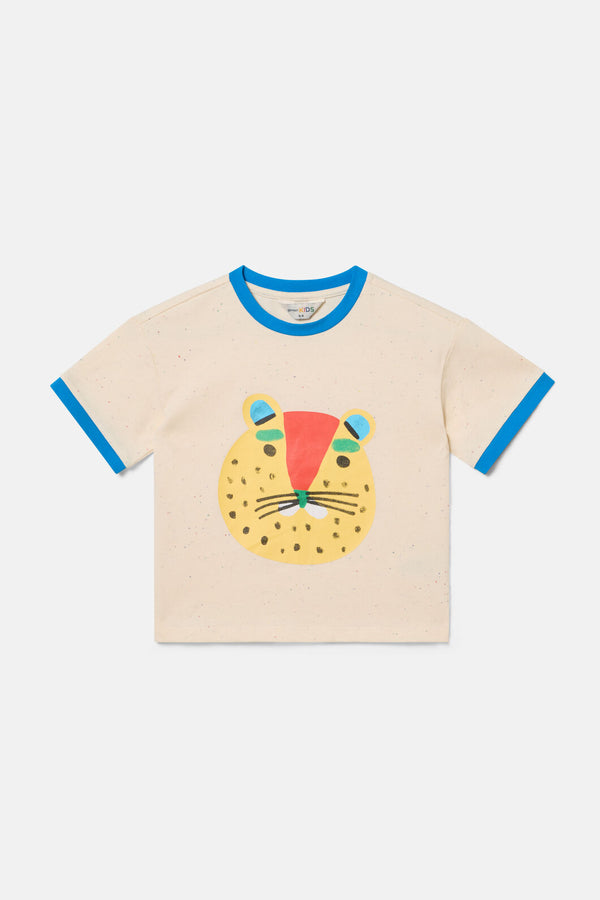 Gorman - Leo Leopard Kids T-Shirt - cream