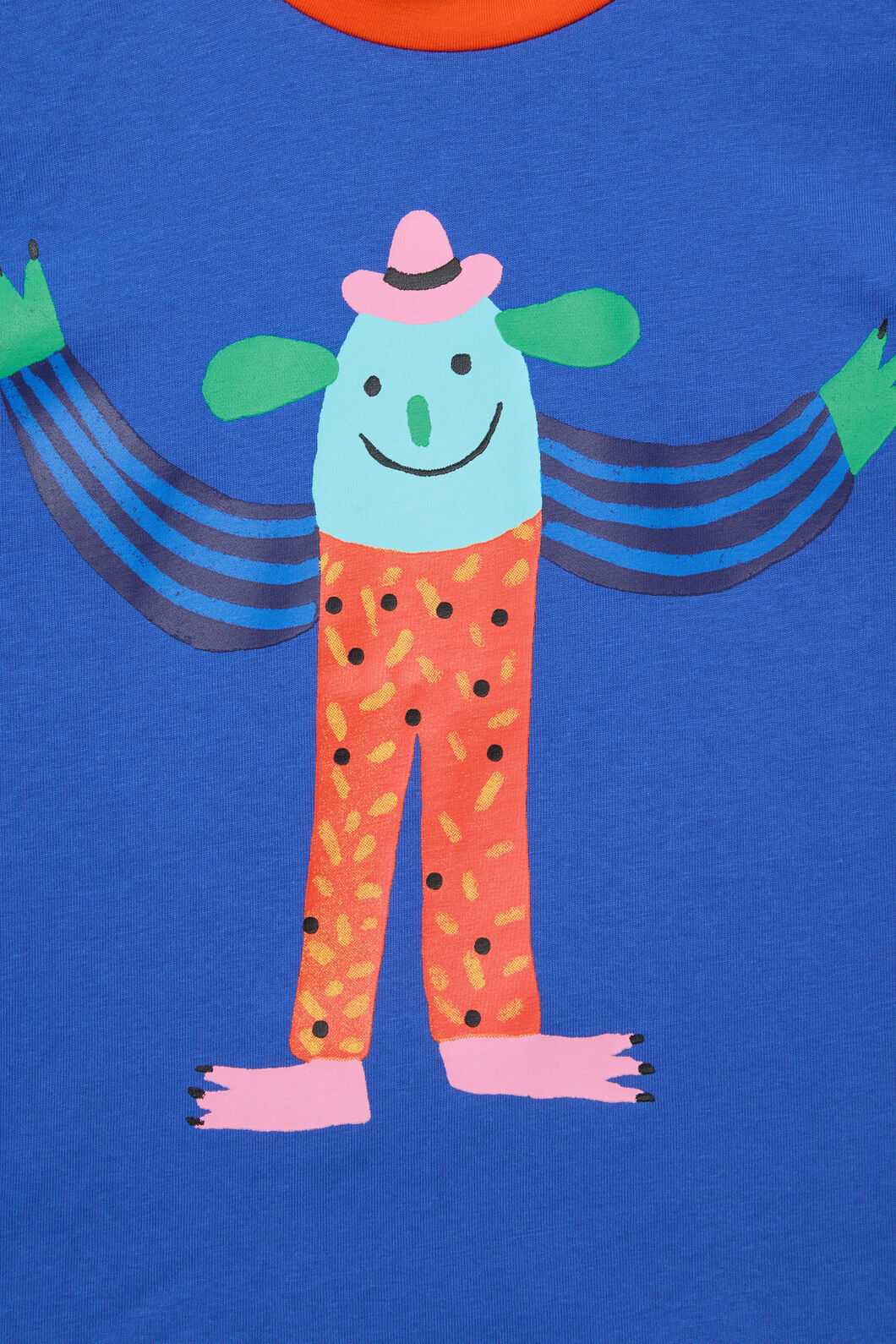 Gorman - Happy Monster Guy Kids T-Shirt - blue