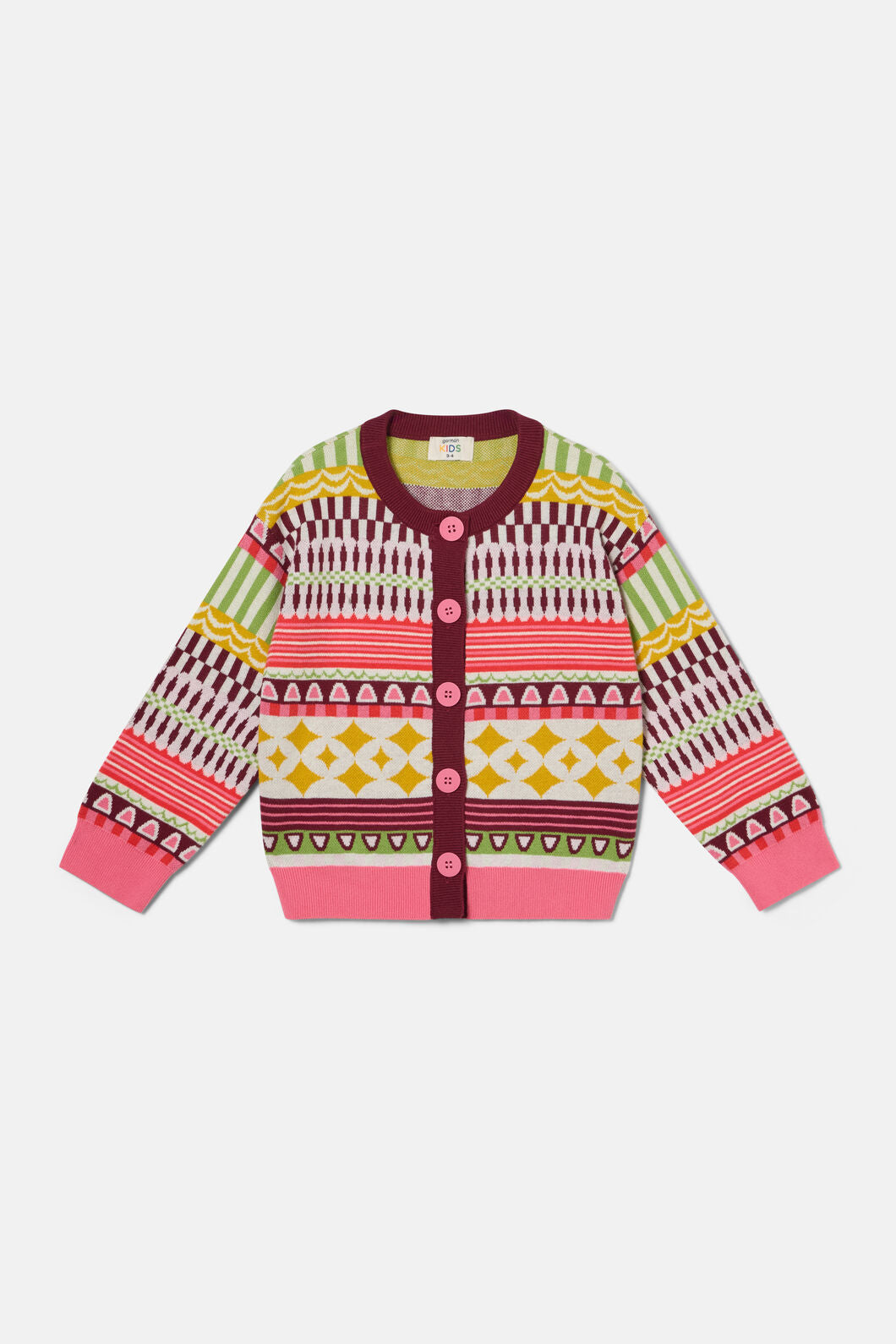 Gorman - Abstract Kids Cardigan - multi