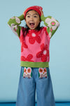 Gorman - Spotty Floral Kids Knit Jumper - multi