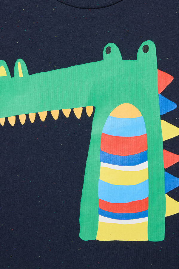 Gorman - Croc Guy Kids T-Shirt - navy