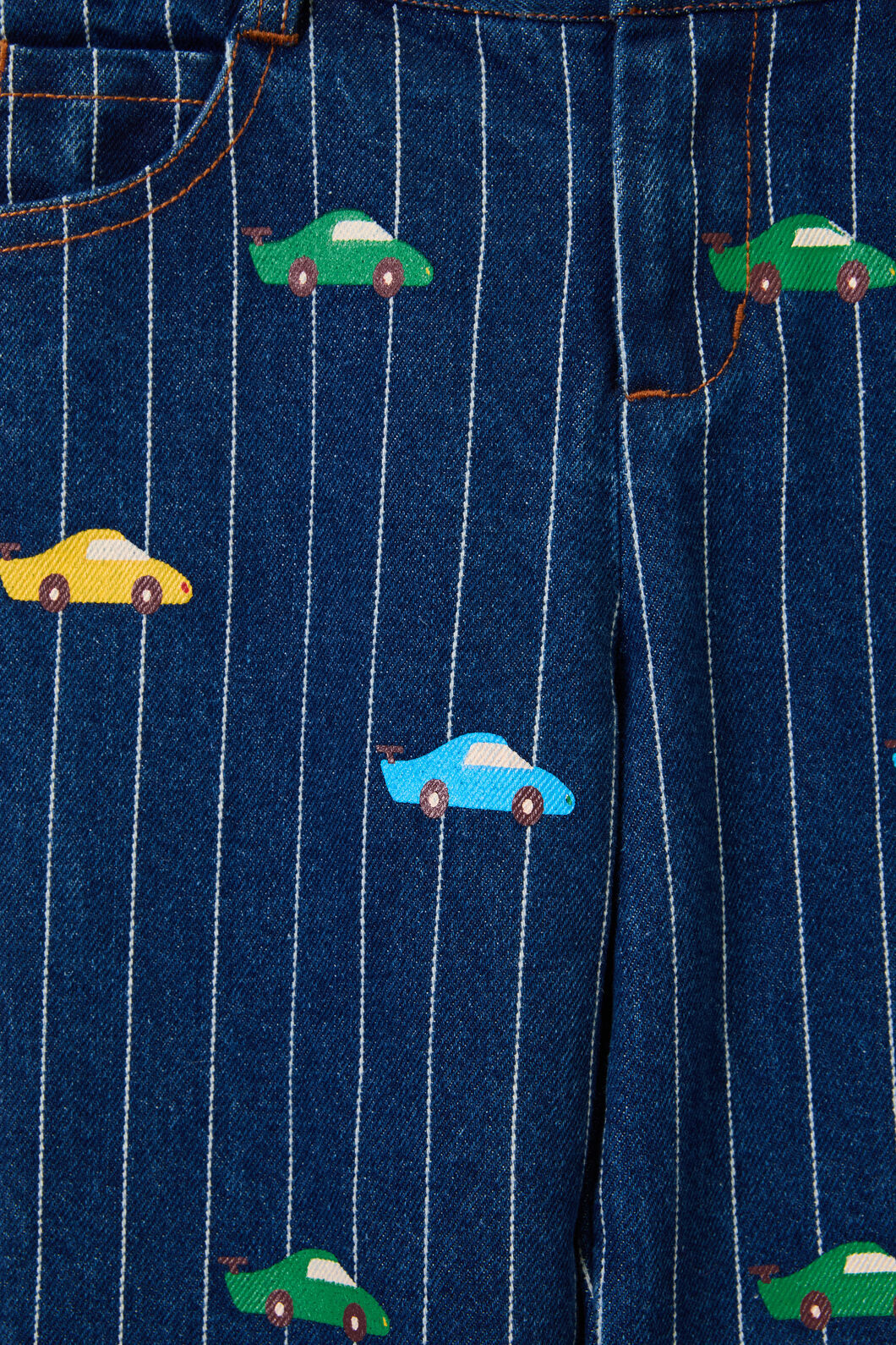 Gorman - Cars Kids Pinstripe Pant - navy
